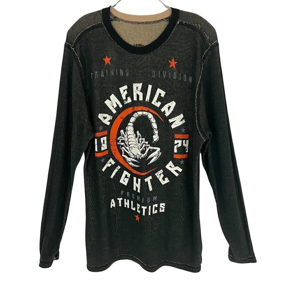 American Fighter Reversable Thermal Long Sleeve Shirt 1974 Scorpion Sz XL NWOT